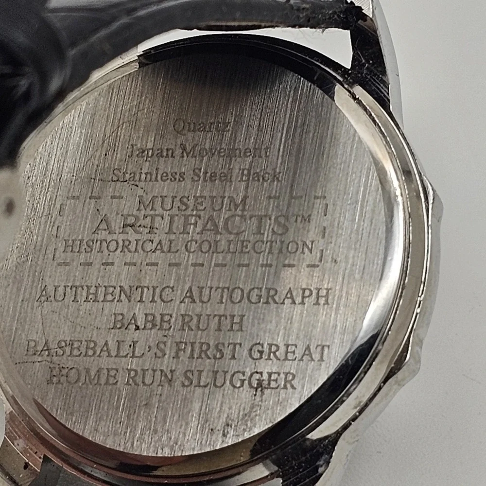 Babe Ruth Authentic Autograph Museum Artifacts Commemorative Wrist Watch